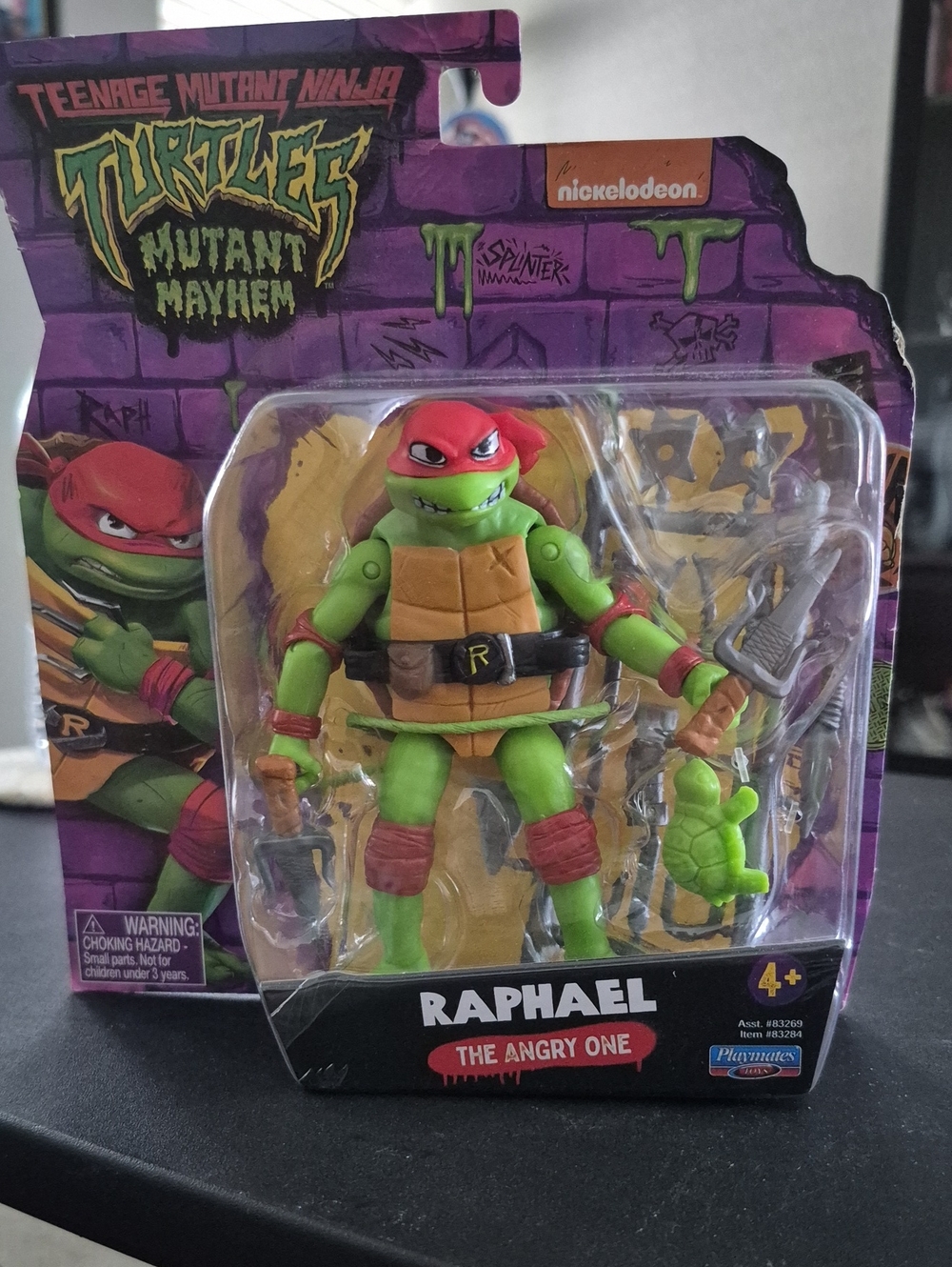 Nickelodeon Teenage Mutant Ninja Turtles Raphael Figure - Red & Green